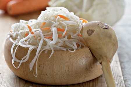 Тарелка с квашенной капустой Тарелка с квашенной капустой