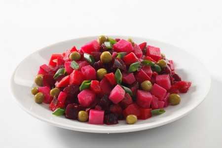 Тарелка с винегретом