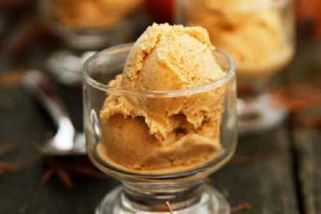 Тыквенное мороженое с корицей Тыквенное мороженое с корицей