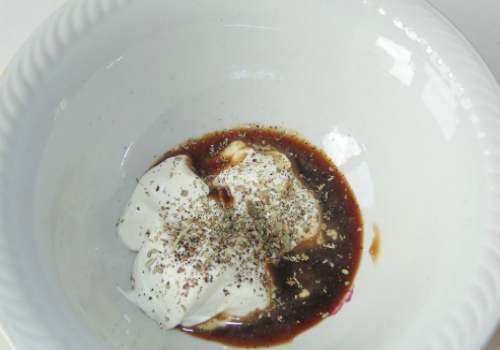 сметана с соевым соусом