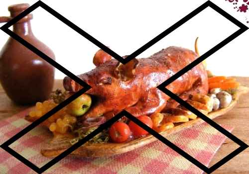 поросенок на гриле