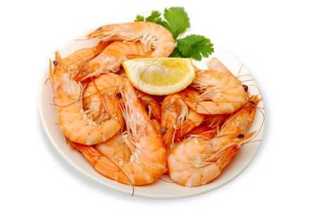 Тарелка с креветками Тарелка с креветками