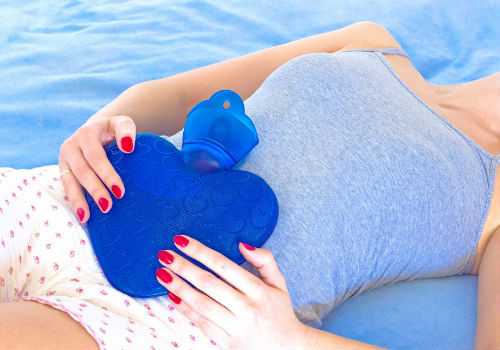 холодная грелка на животе