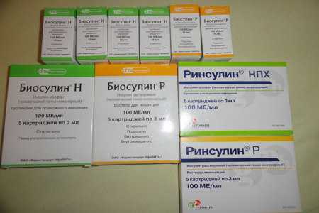 Упаковки препаратов