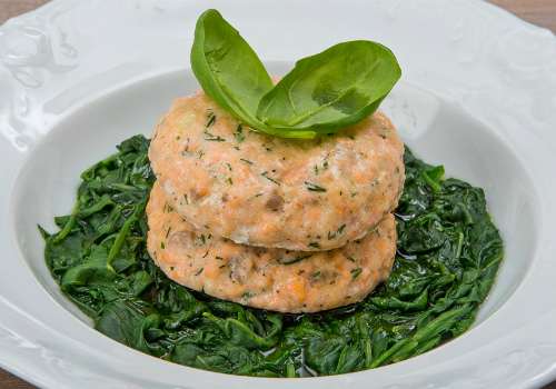 паровые котлеты из семги