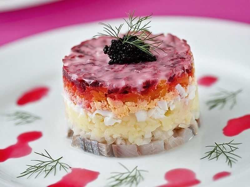 Диетическая сельдь под шубой