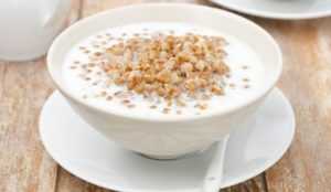 Гречка с кефиром при сахарном диабете - рецепт