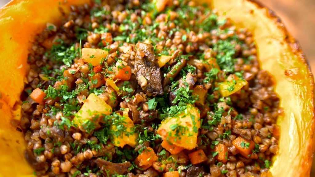 Гречневая каша с тыквой