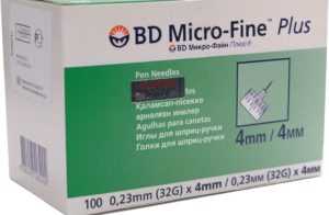 Иглы для инсулинового шприца
