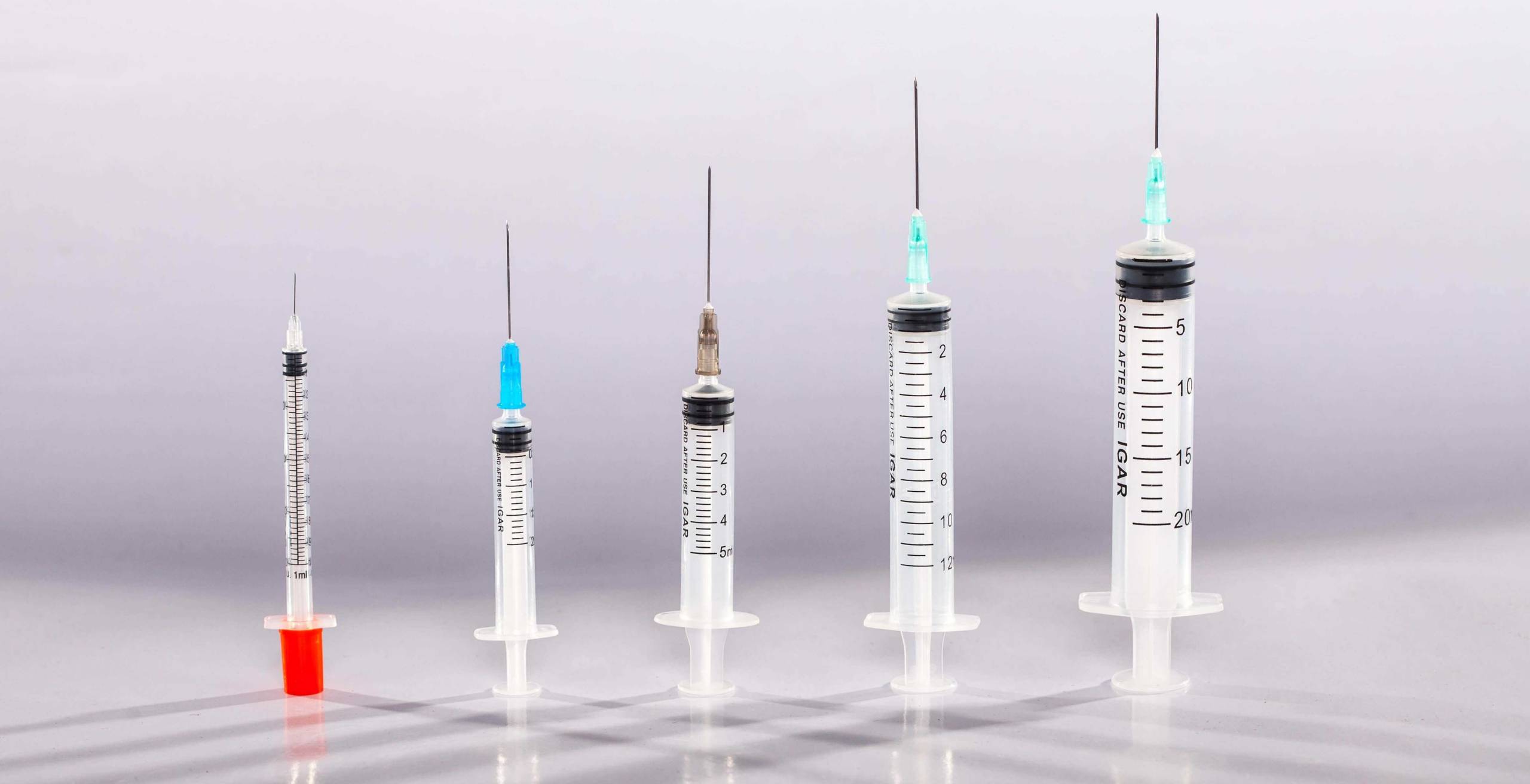 Различные иглы