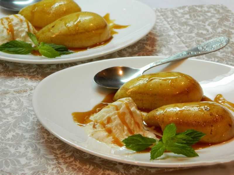 Карамелизированная груша