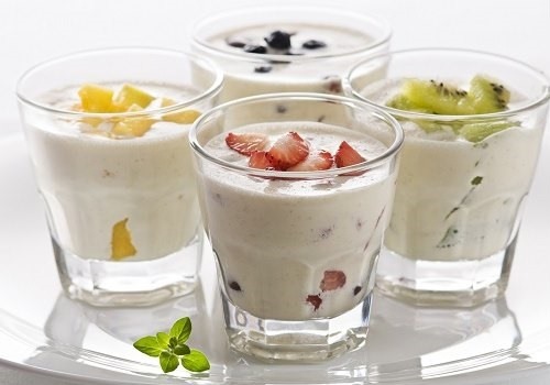 Кефирный десерт