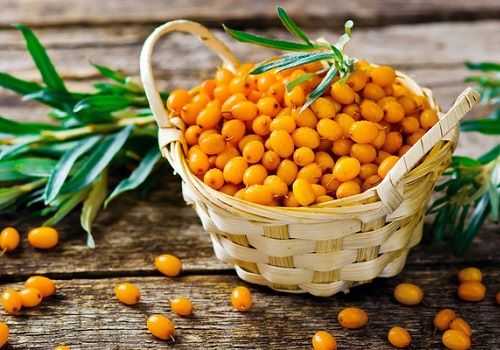 Корзинка с облепихой