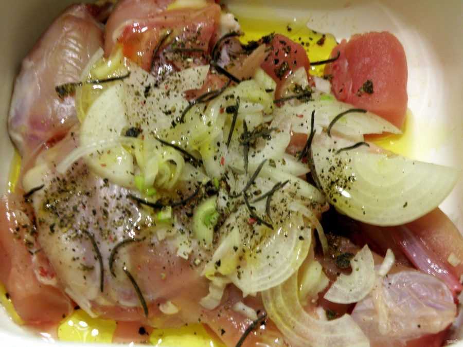 Кролик с овощами