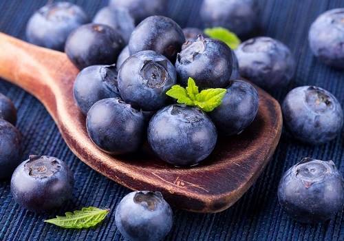 Ложка с черникой