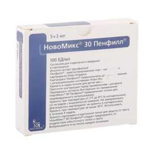 Новомикс инсулин - Флекспен и Пенфилл