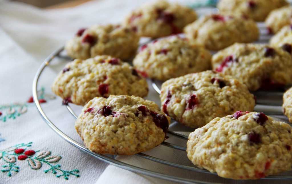 С клюквой и творогом