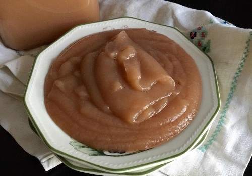 Пюре из запеченных яблок