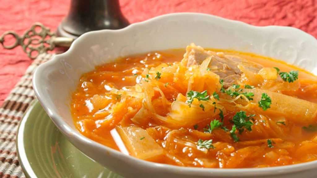 Щи с капусты