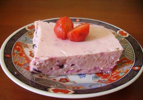 ягодное суфле из творога