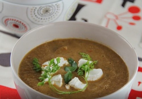 Суп-пюре с баклажанами