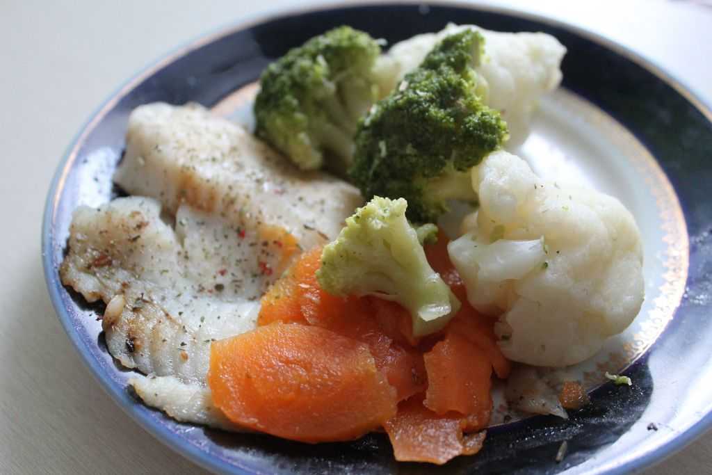 Тилапия на пару