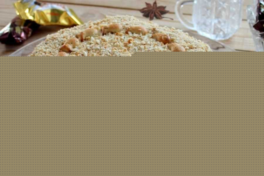 Торт из песочного печенья