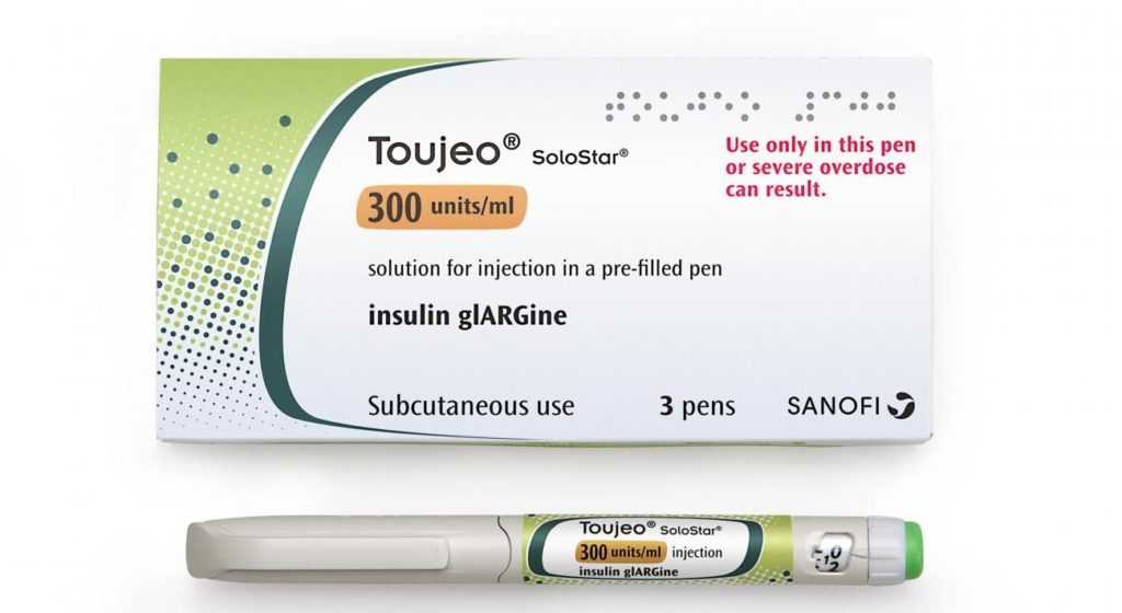 Туджео СолоСтар инсулин длительного действия