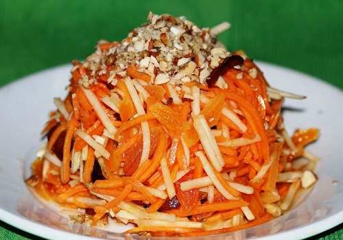 Тыквенно-яблочный салат