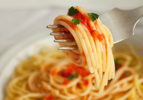 паста с томатным соусом