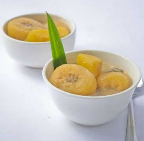 Блюдо из бананов