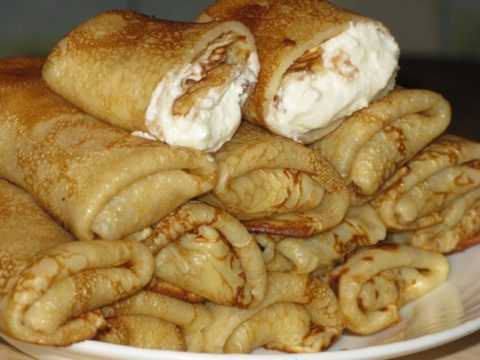 Блинчики с творогом