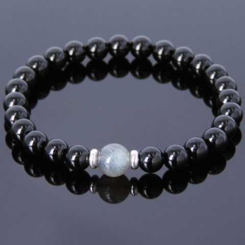Браслет из черного оникса для повышения мужской сексуальной силы