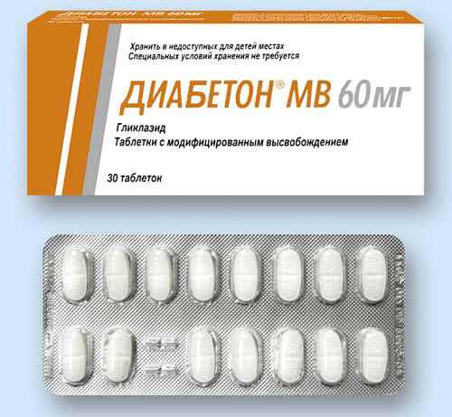 Диабетон форма выпуска