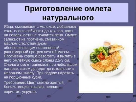 Натуральный омлет
