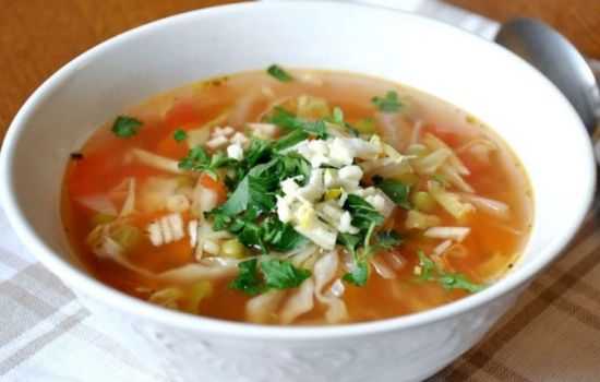 Щи с фасолью