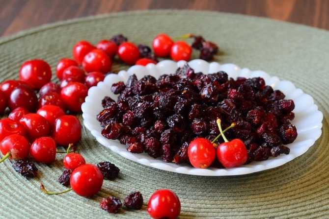 Гликемический индекс сушеной вишни