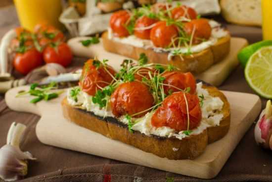 Бутерброд с Рикоттой