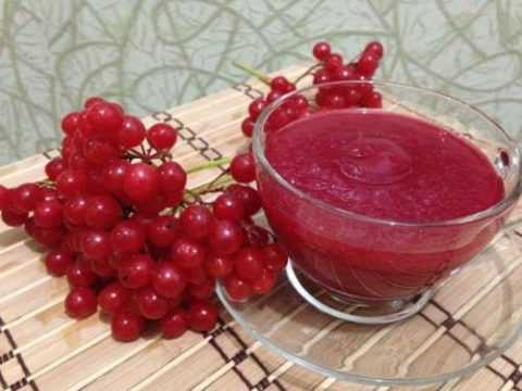 Калина, смешанная с медом или сахаром – полезное лекарство и вкусное лакомство.