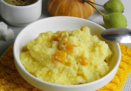 кукурузная каша с тыквой