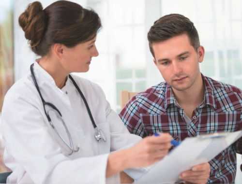 Пациент на приеме у врача