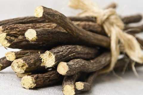 Корни солодки голой. Корни солодки голой.