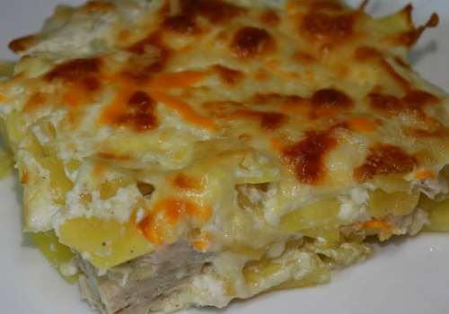 картофель с мясом