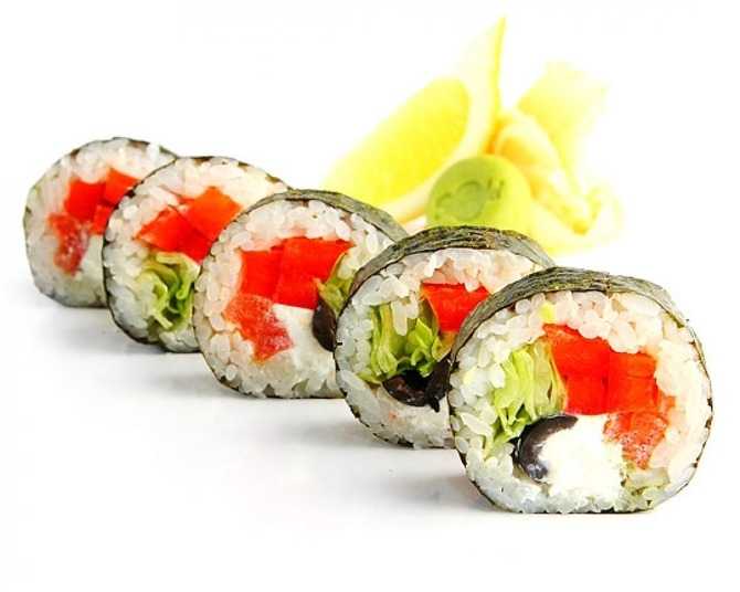 Ролл с овощами