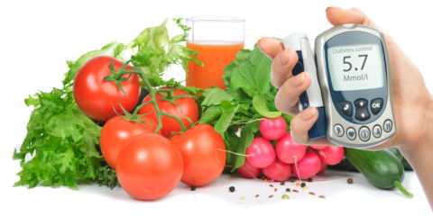 Роль правильного питания в лечении СД.