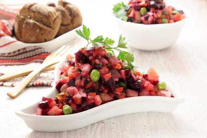 с яблоком и редисом