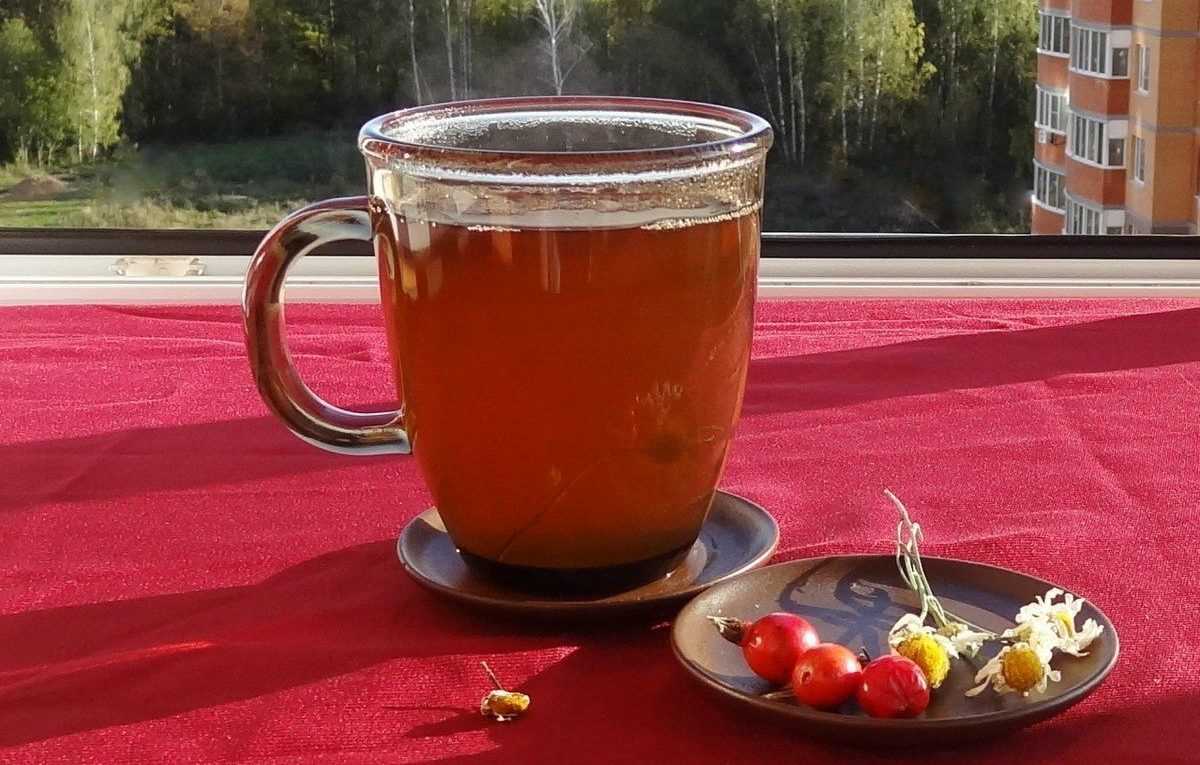 шиповник и ромашка