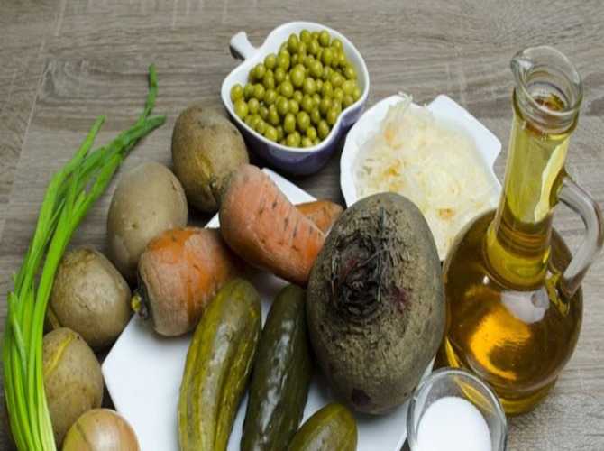 Состав винегрета