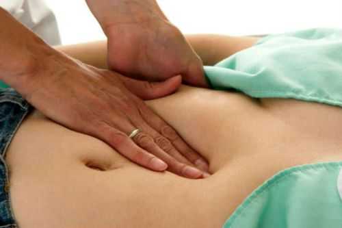 Пальпация живота