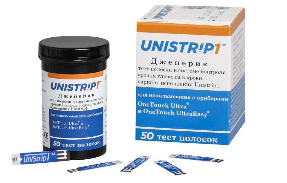 Тест полоски для крови